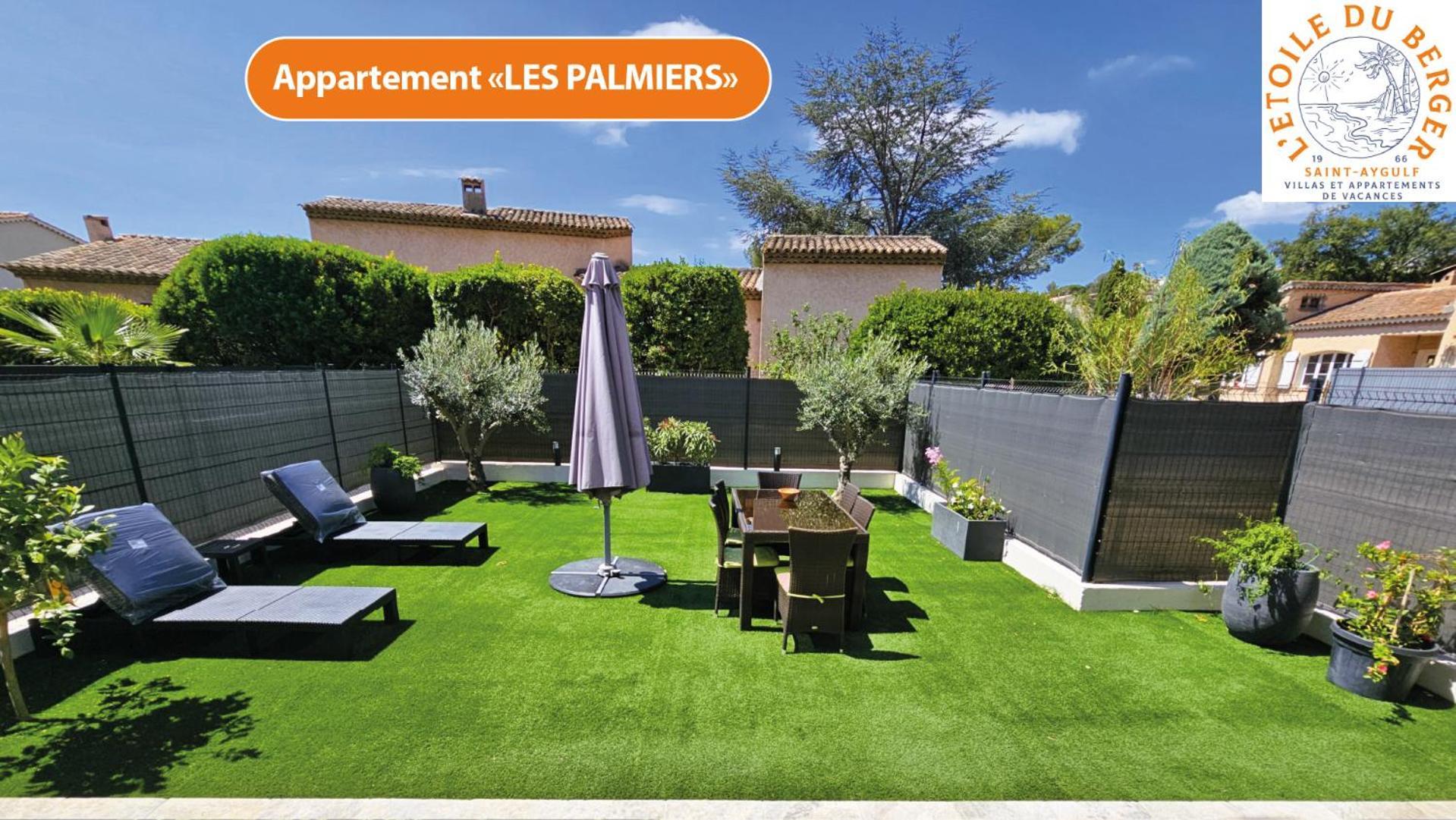 Etoile Du Berger Saint Aygulf 3 Villas Et 4 Appartements Jardin Individuel Et Piscine Chauffee En Saison - La Mer Et Les Plages 450 M Zewnętrze zdjęcie