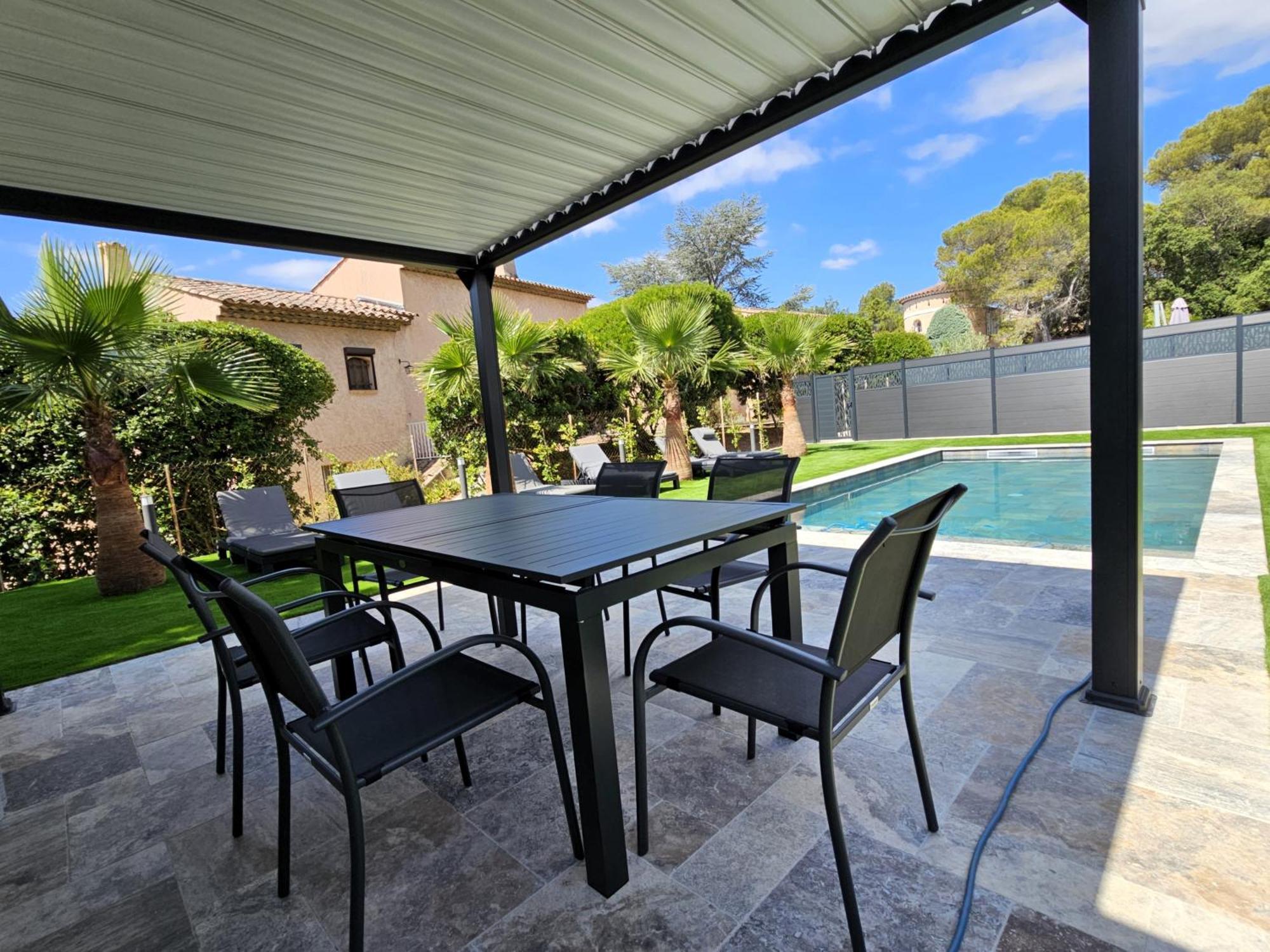 Etoile Du Berger Saint Aygulf 3 Villas Et 4 Appartements Jardin Individuel Et Piscine Chauffee En Saison - La Mer Et Les Plages 450 M Zewnętrze zdjęcie