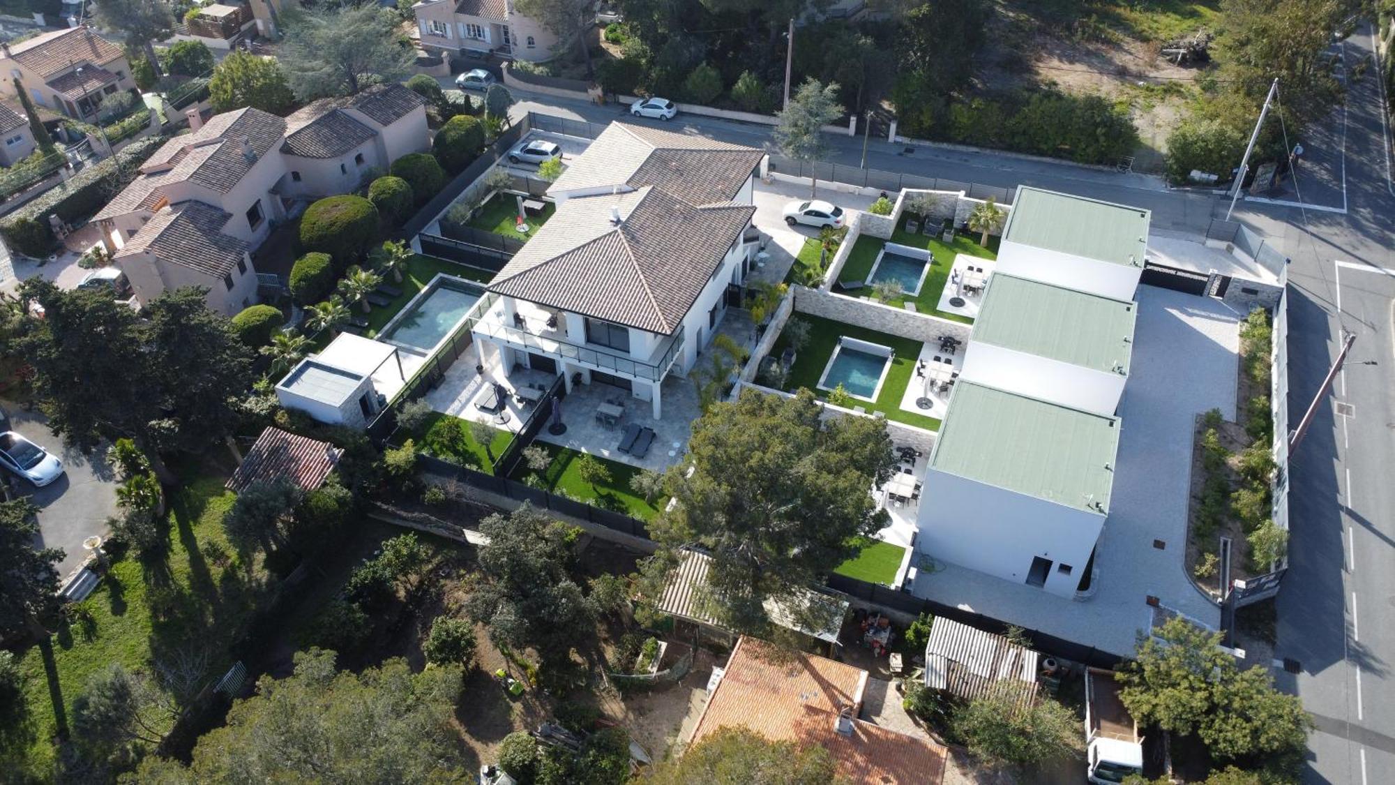 Etoile Du Berger Saint Aygulf 3 Villas Et 4 Appartements Jardin Individuel Et Piscine Chauffee En Saison - La Mer Et Les Plages 450 M Zewnętrze zdjęcie