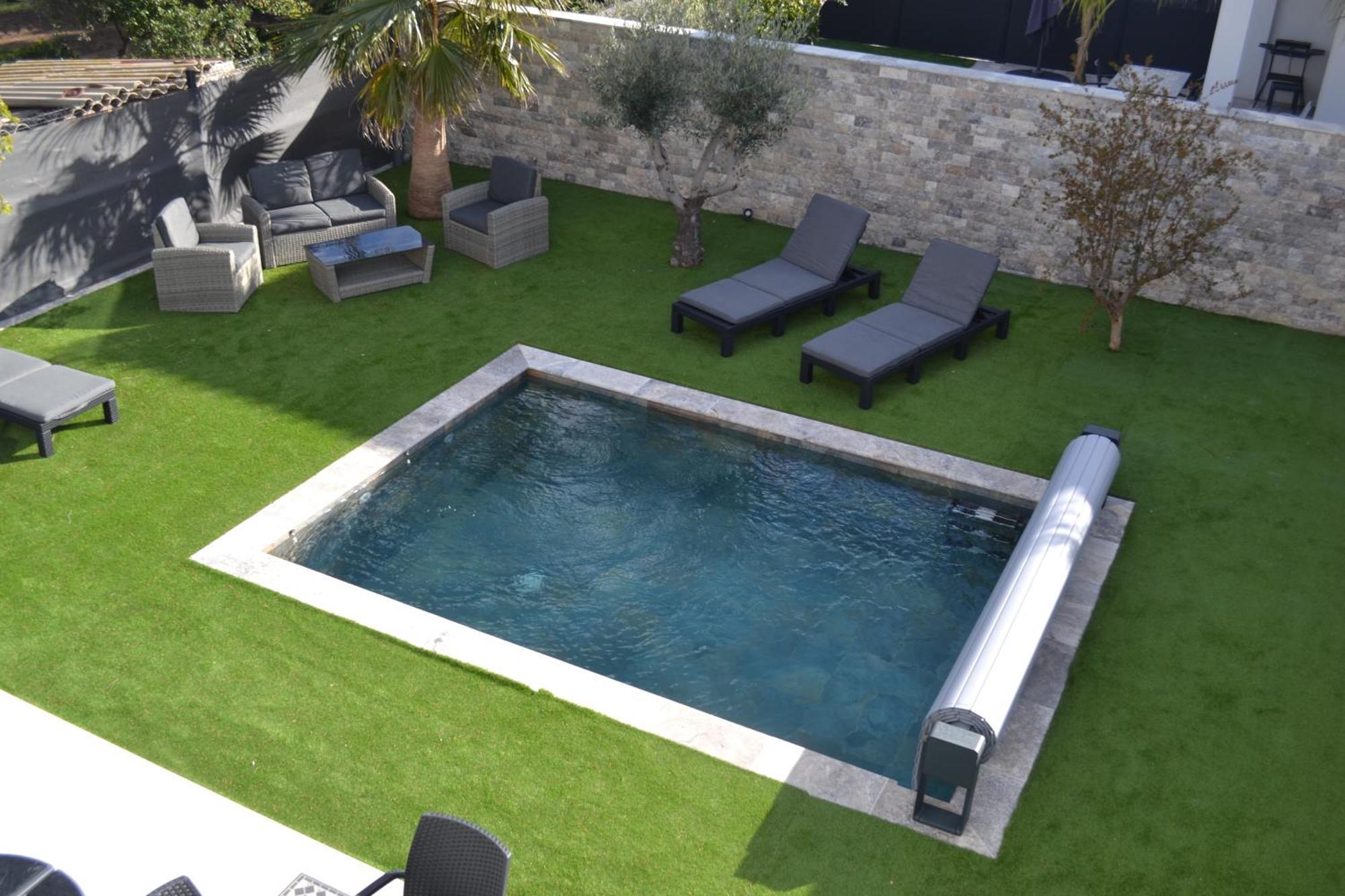 Etoile Du Berger Saint Aygulf 3 Villas Et 4 Appartements Jardin Individuel Et Piscine Chauffee En Saison - La Mer Et Les Plages 450 M Zewnętrze zdjęcie