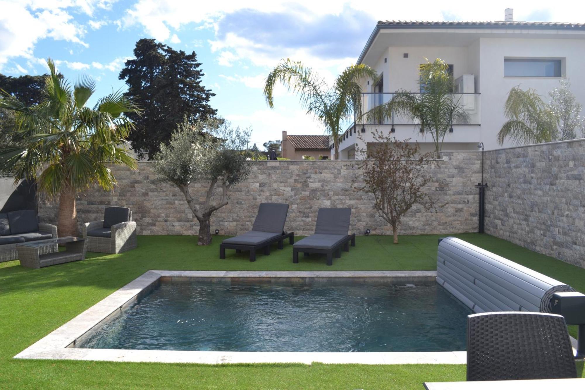 Etoile Du Berger Saint Aygulf 3 Villas Et 4 Appartements Jardin Individuel Et Piscine Chauffee En Saison - La Mer Et Les Plages 450 M Zewnętrze zdjęcie