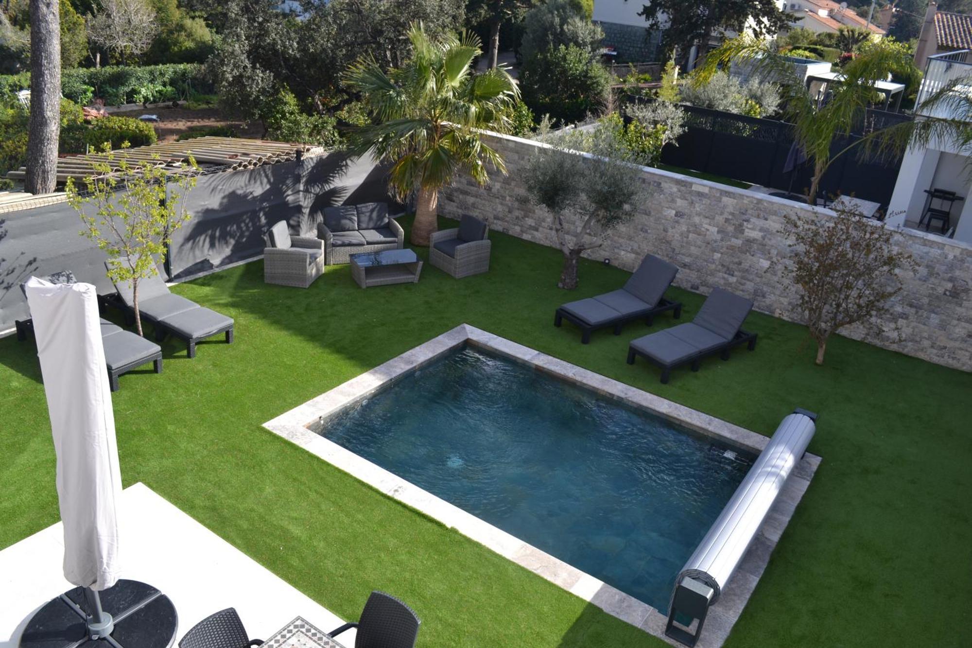 Etoile Du Berger Saint Aygulf 3 Villas Et 4 Appartements Jardin Individuel Et Piscine Chauffee En Saison - La Mer Et Les Plages 450 M Zewnętrze zdjęcie